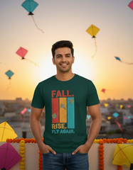 Fall Rise Fly Again T-shirt - Basil Green