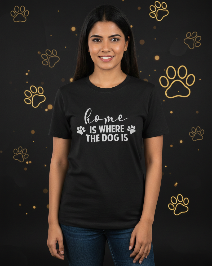 Home With A Dog T-shirt