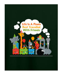 Life is a Picnic Best Printed T-shirt for Kids