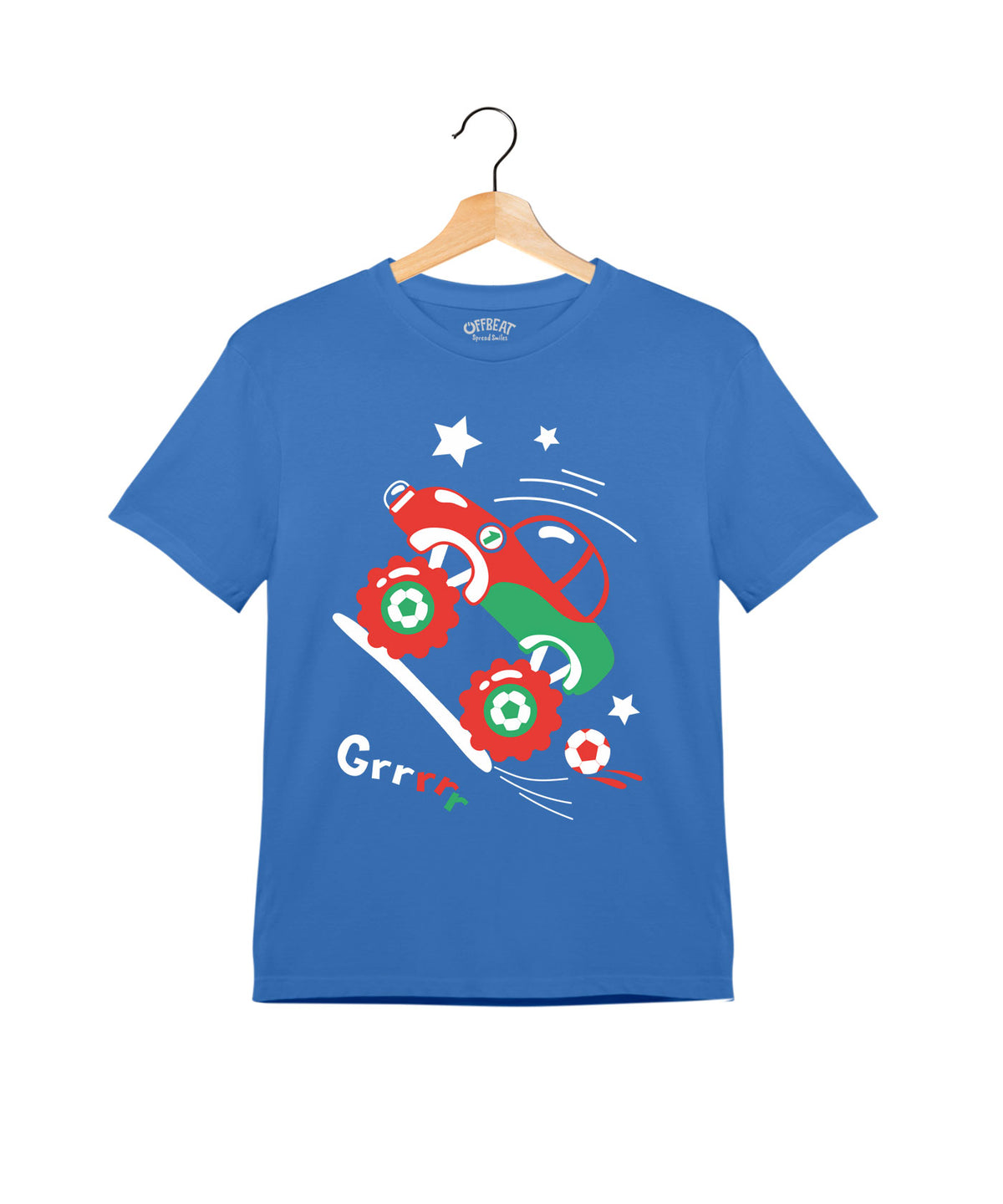 Dirt Racing Printed T-shirt for Kids