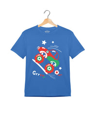Dirt Racing Printed T-shirt for Kids