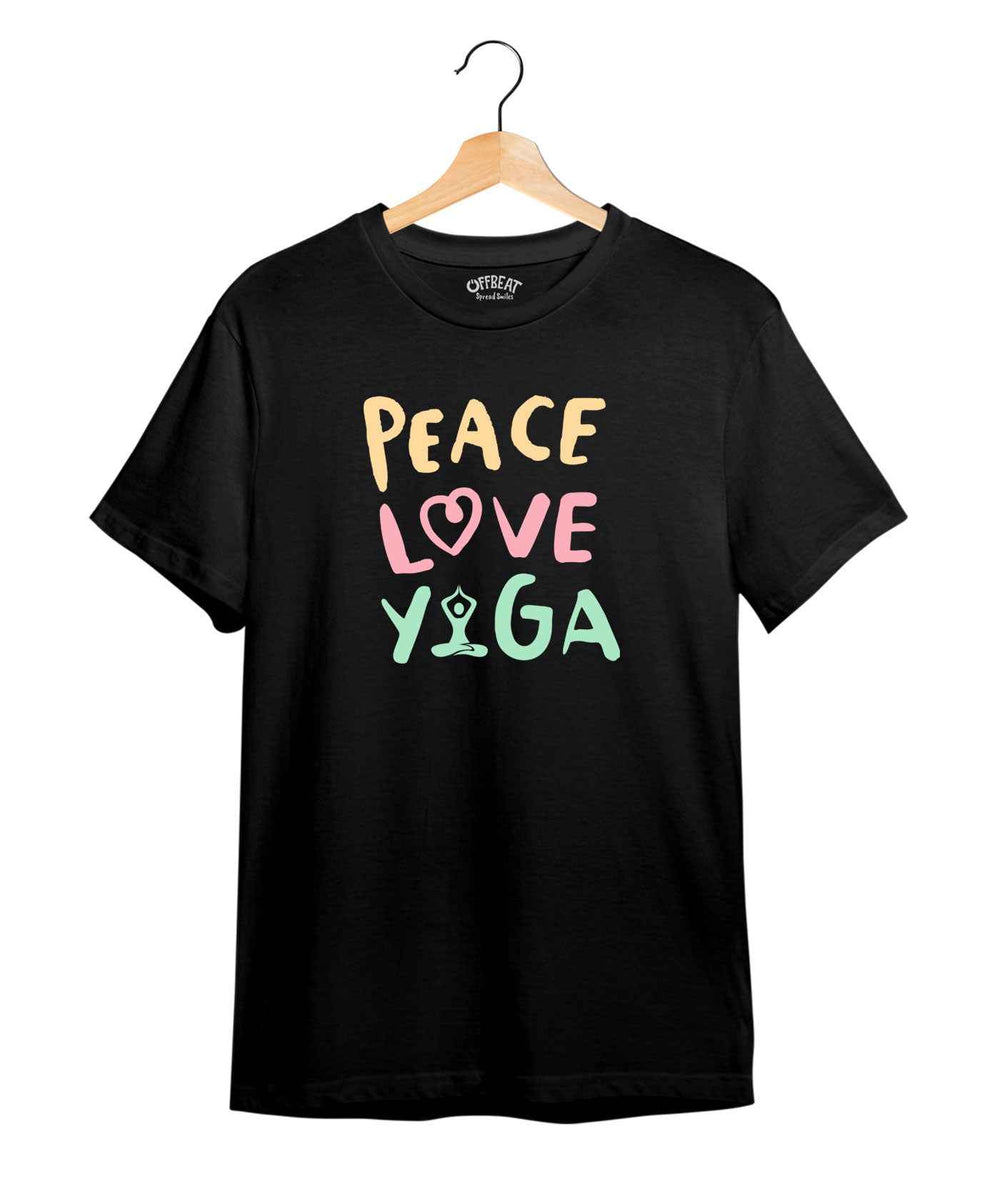 Peace Love Yoga T-shirt