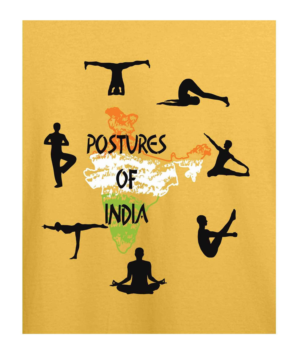 Yoga, Postures of India T-shirt