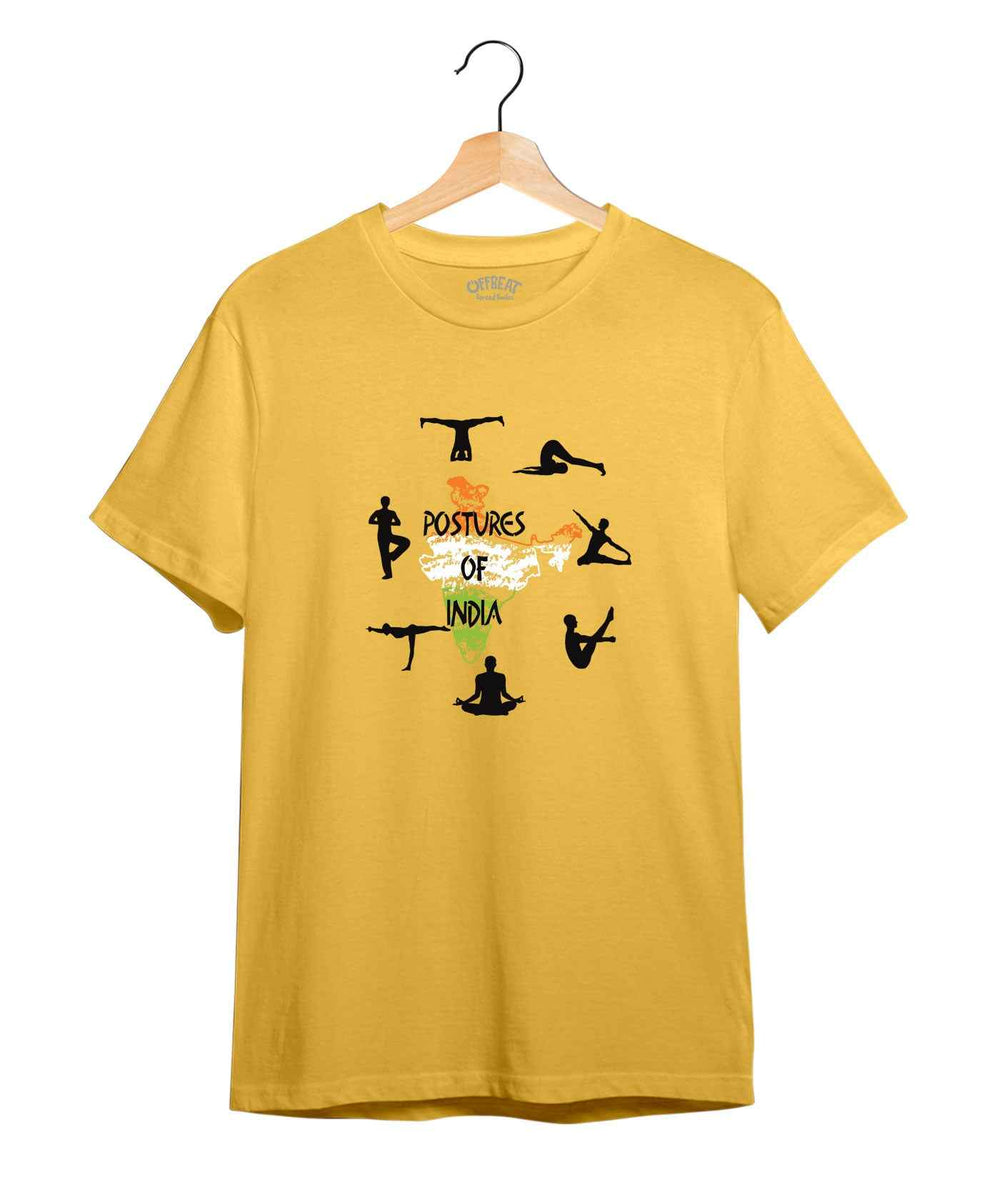 Yoga, Postures of India T-shirt