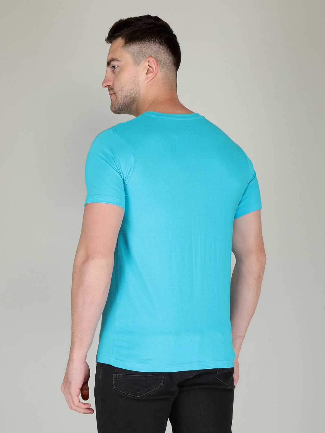 Plain Men's Half Sleeve T-shirt