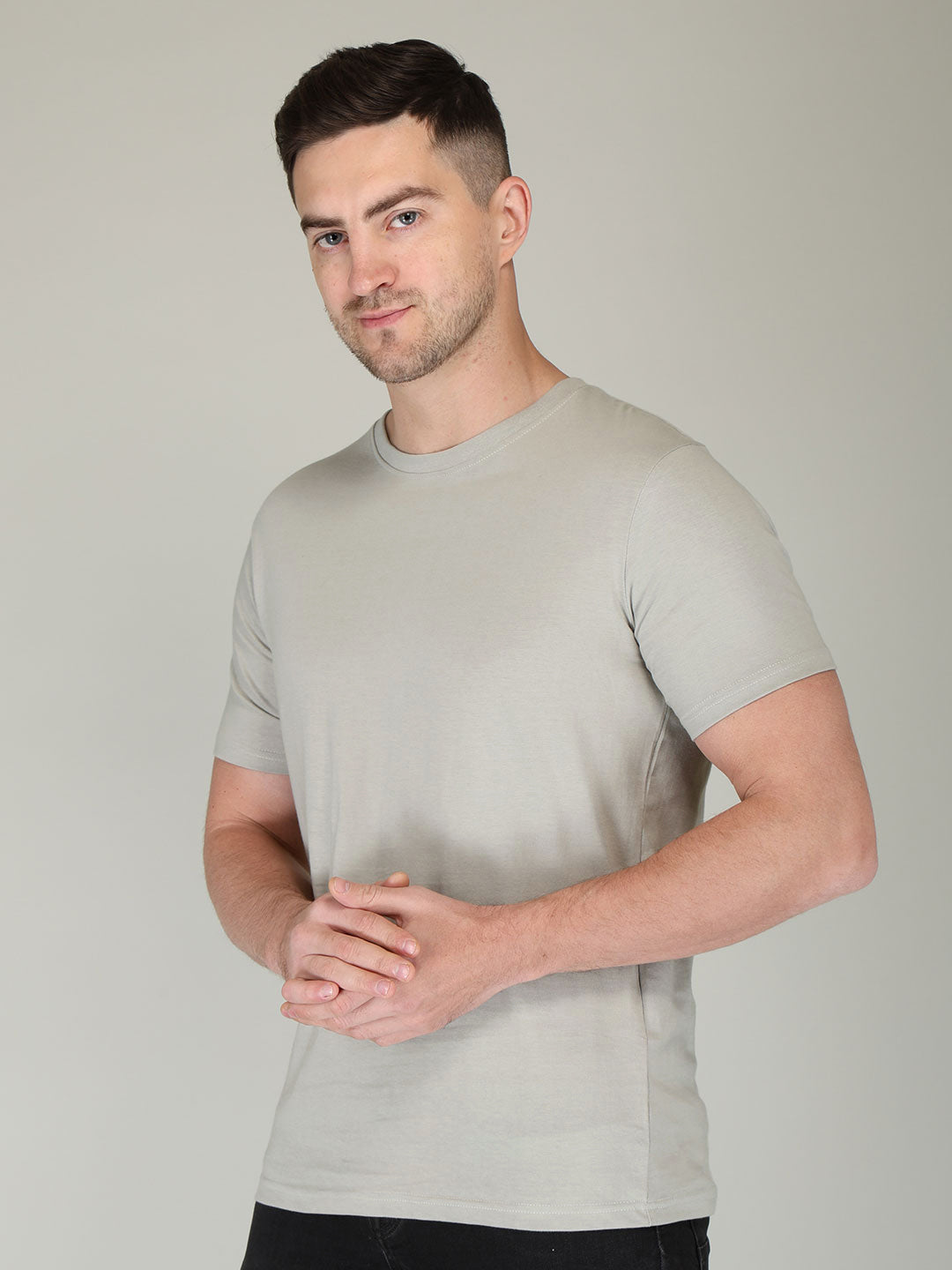 Plain Men's Half Sleeve T-shirt