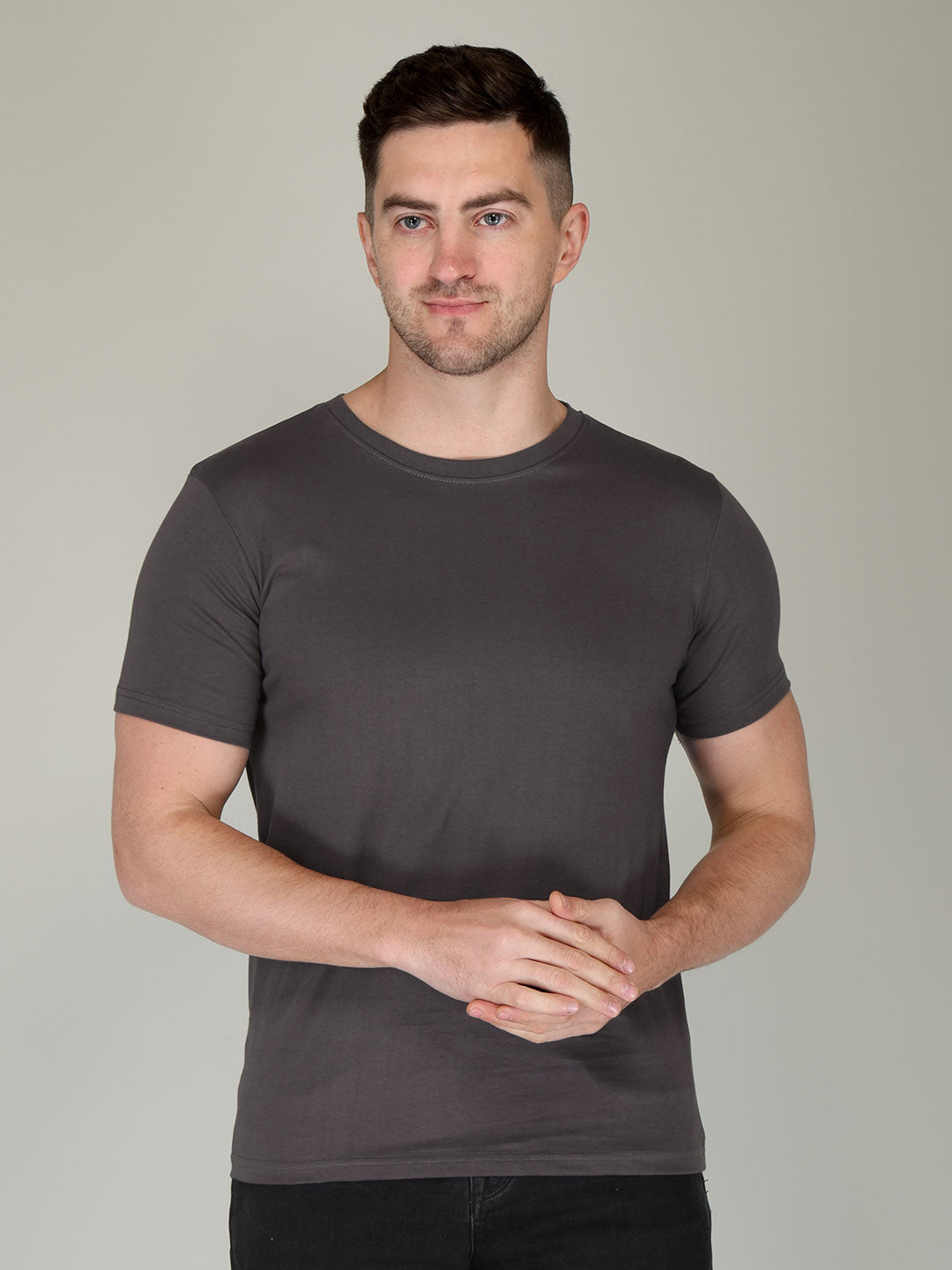 Plain Men's Half Sleeve T-shirt