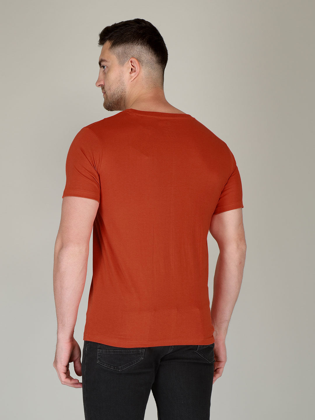 Plain Men's Half Sleeve T-shirt