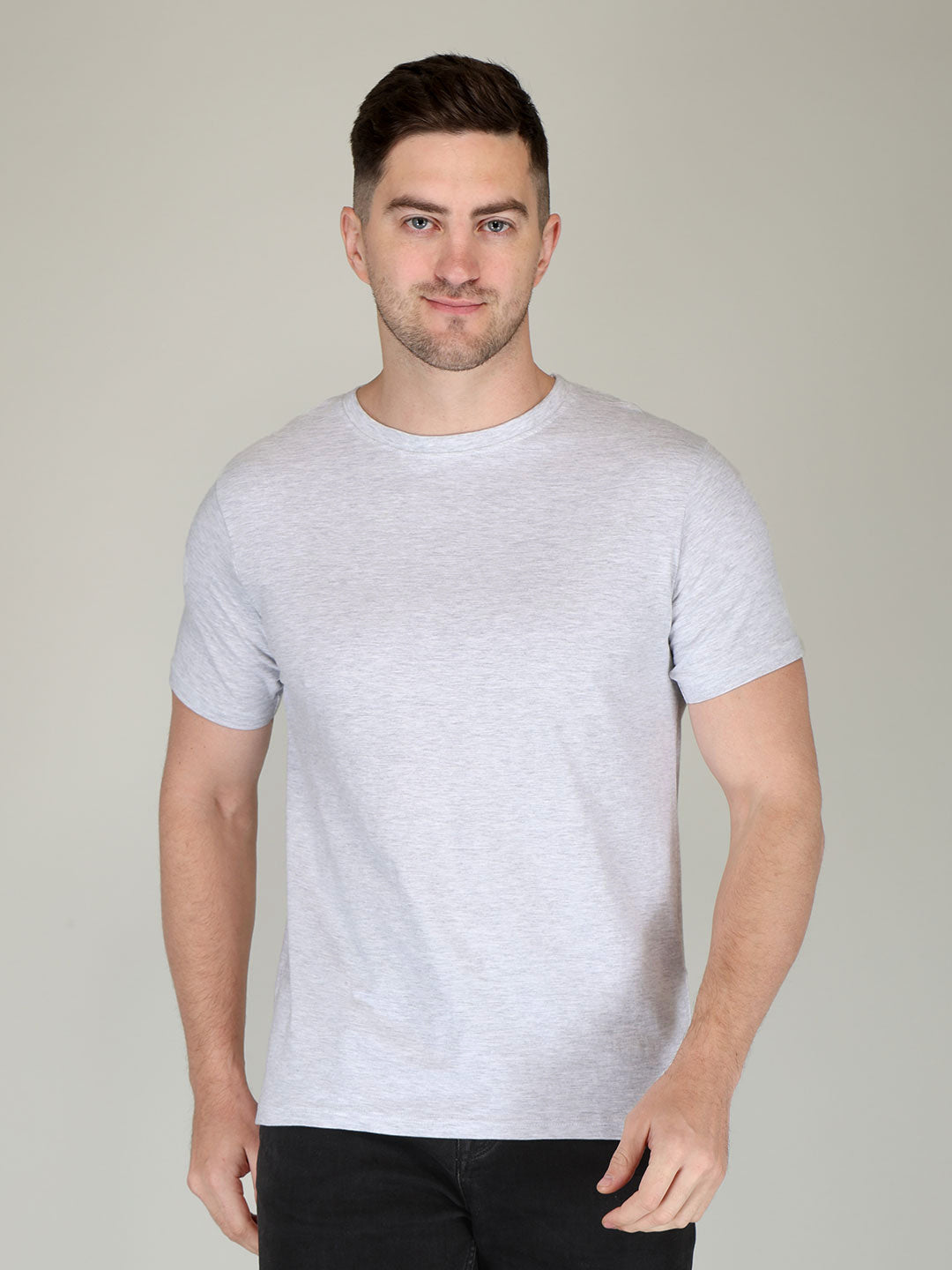 Plain Men's Half Sleeve T-shirt