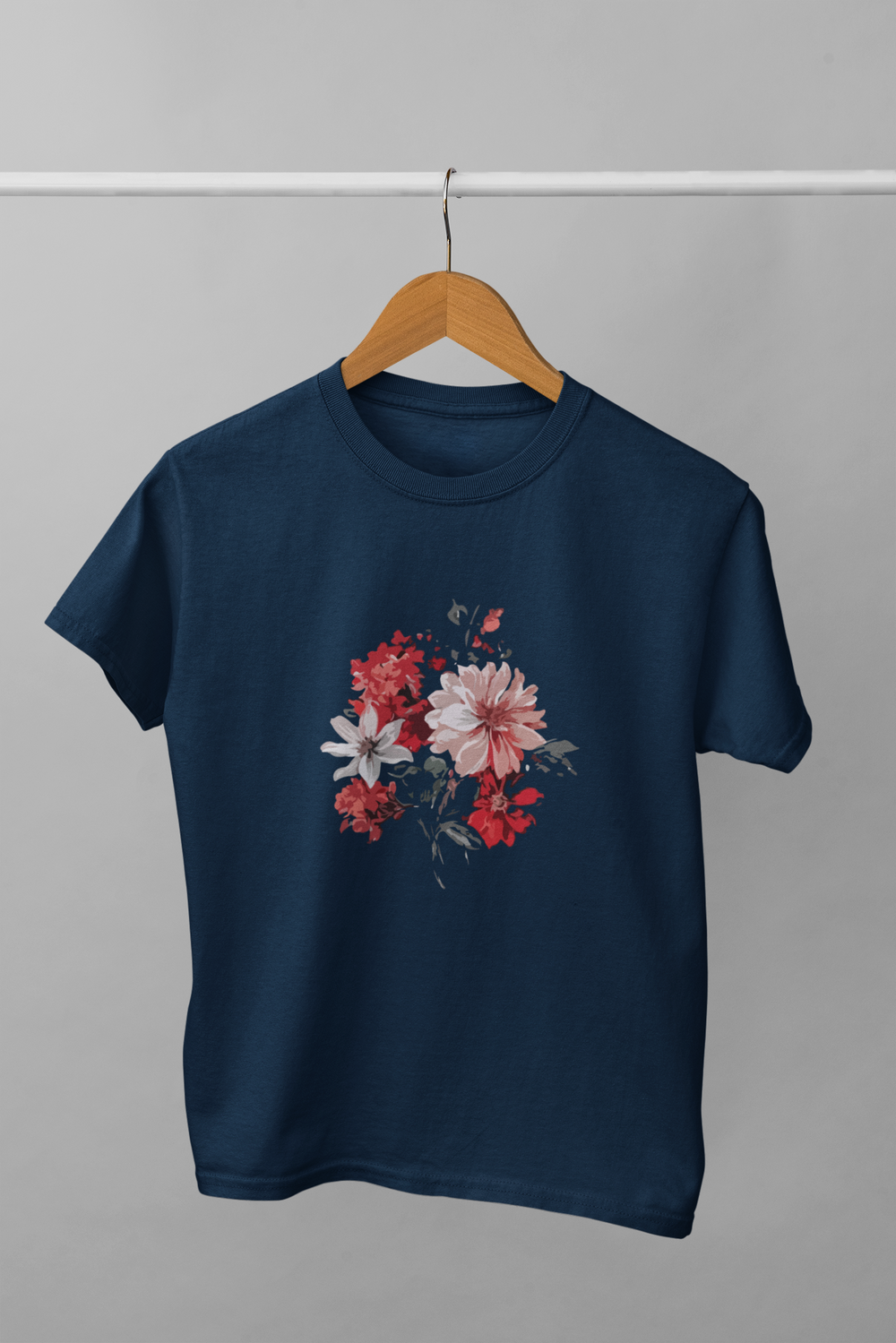 Multi Flower Classic Fit T-shirt