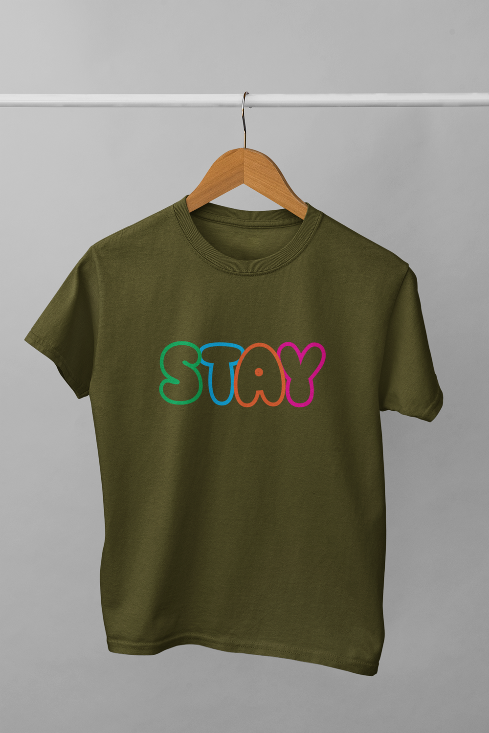 STAY Text Classic Fit T-shirt - The T-shirt Shop