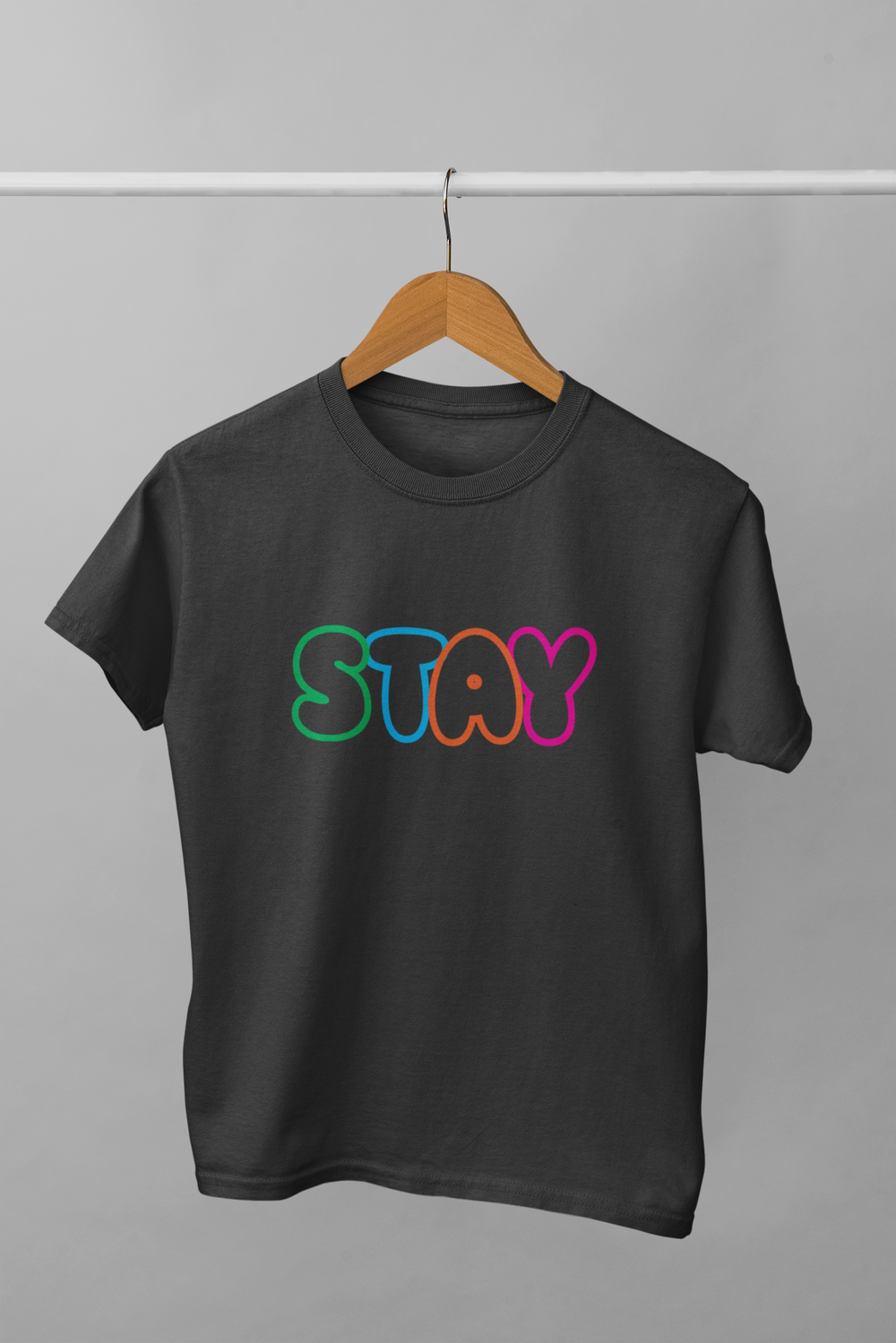 STAY Text Classic Fit T-shirt - The T-shirt Shop