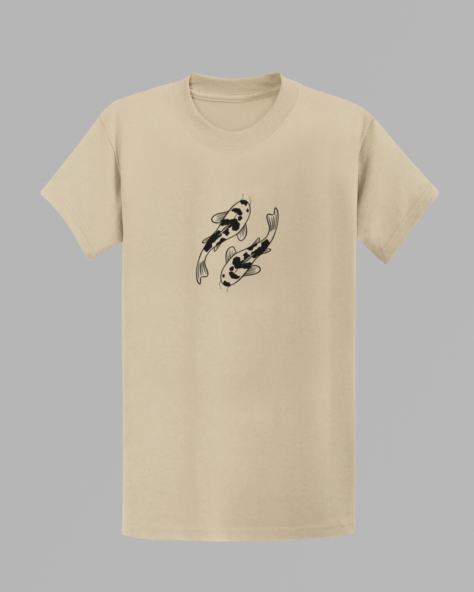 Cat Fish Print T-shirt