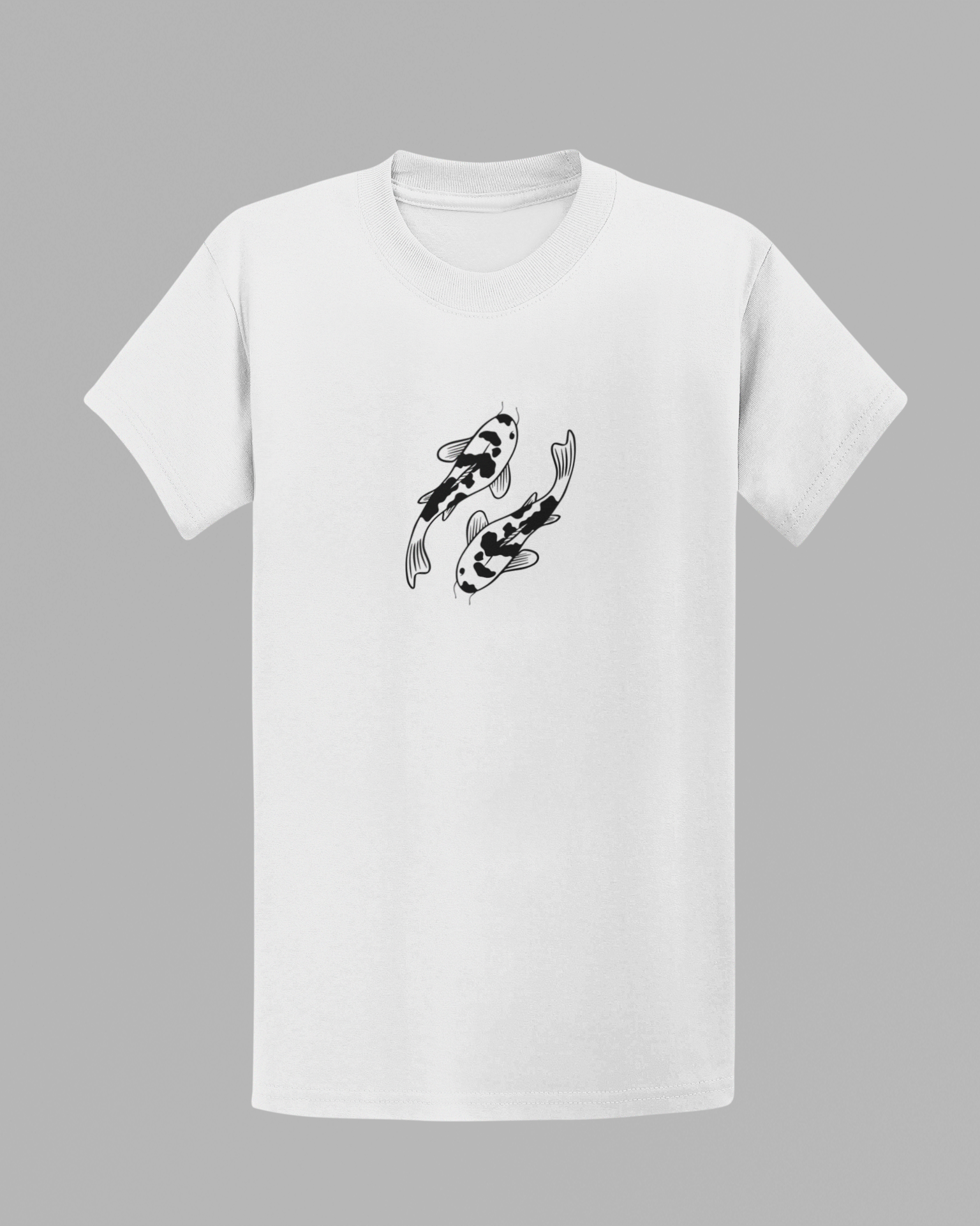 Cat Fish Print T-shirt