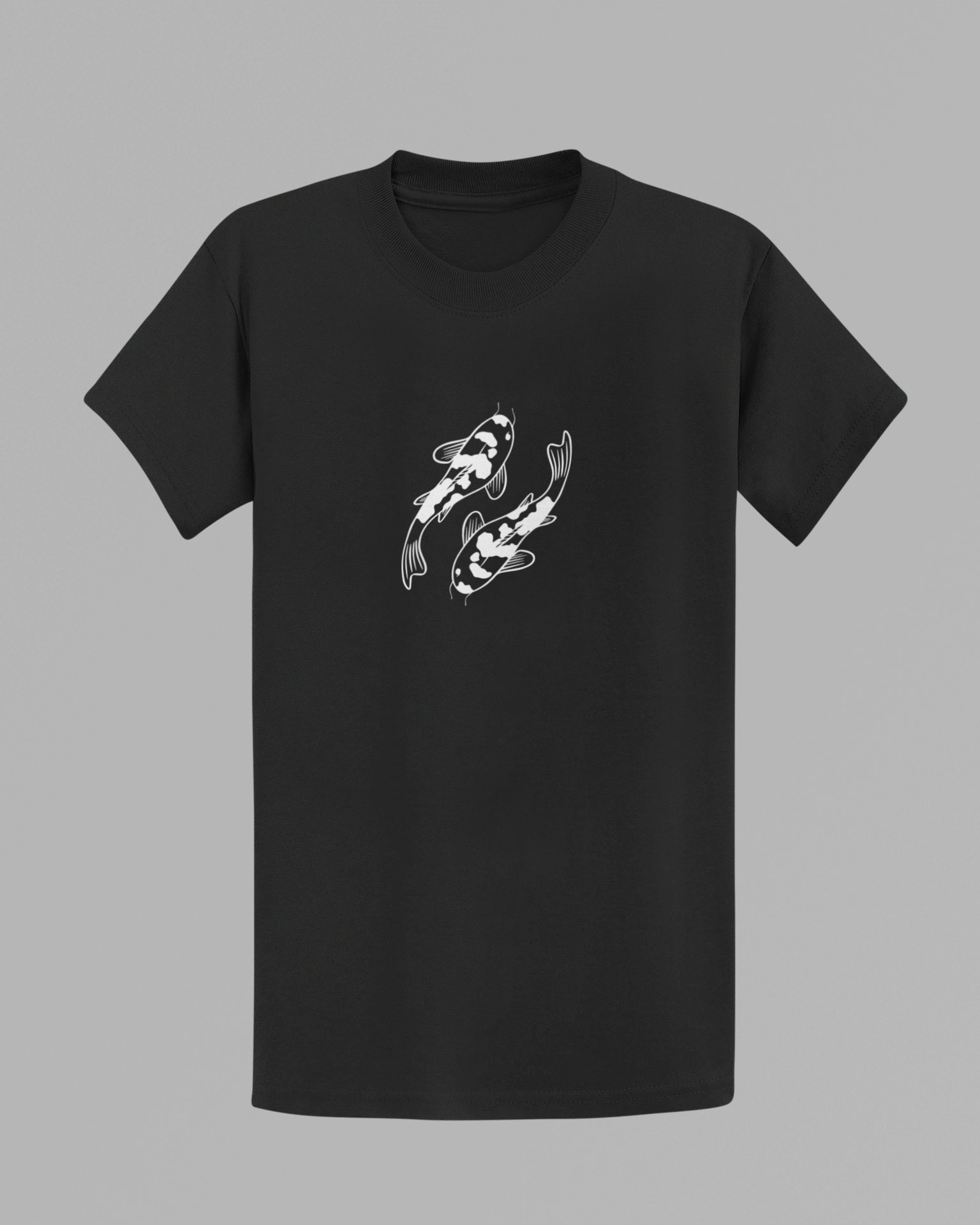 Cat Fish Print T-shirt