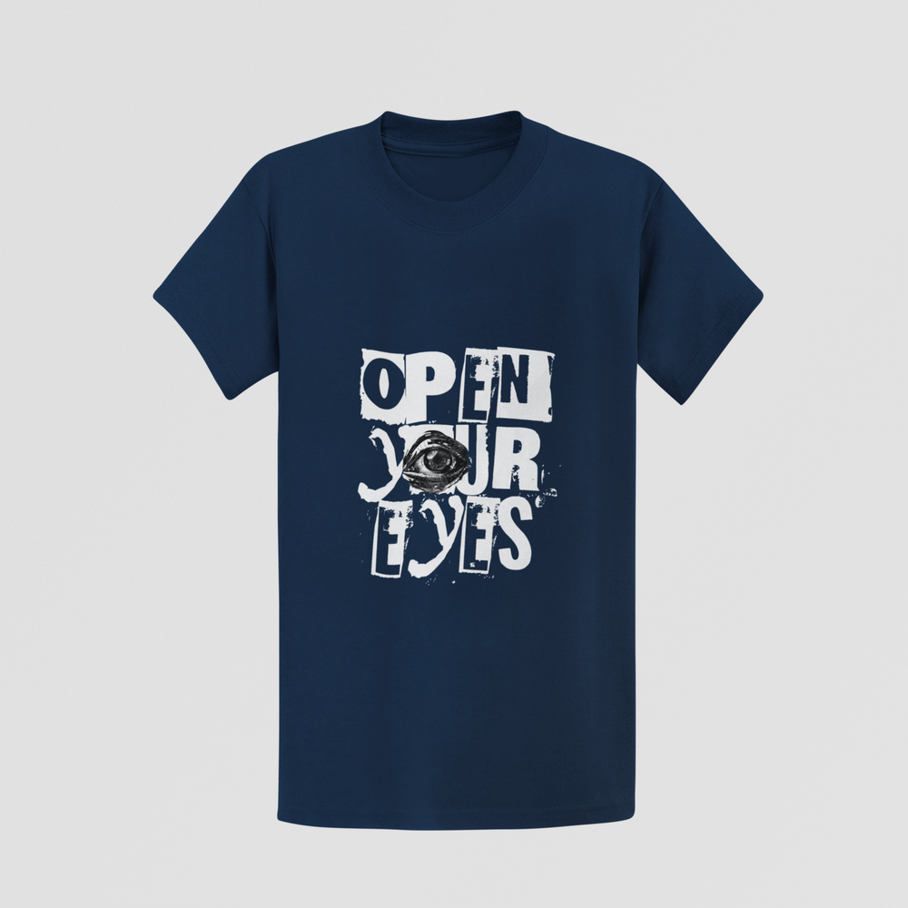 "Open Your Eyes" Edgy Graphic Unisex T-Shirt
