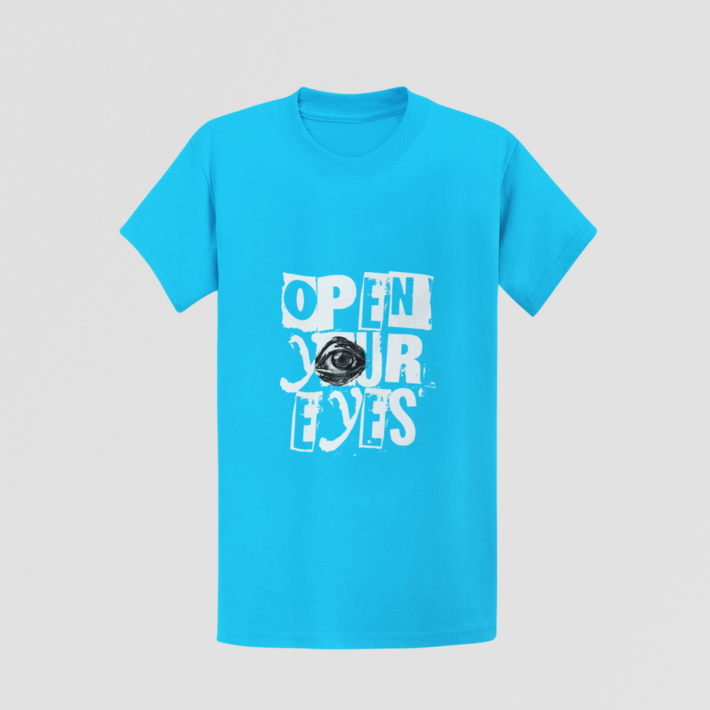 "Open Your Eyes" Edgy Graphic Unisex T-Shirt