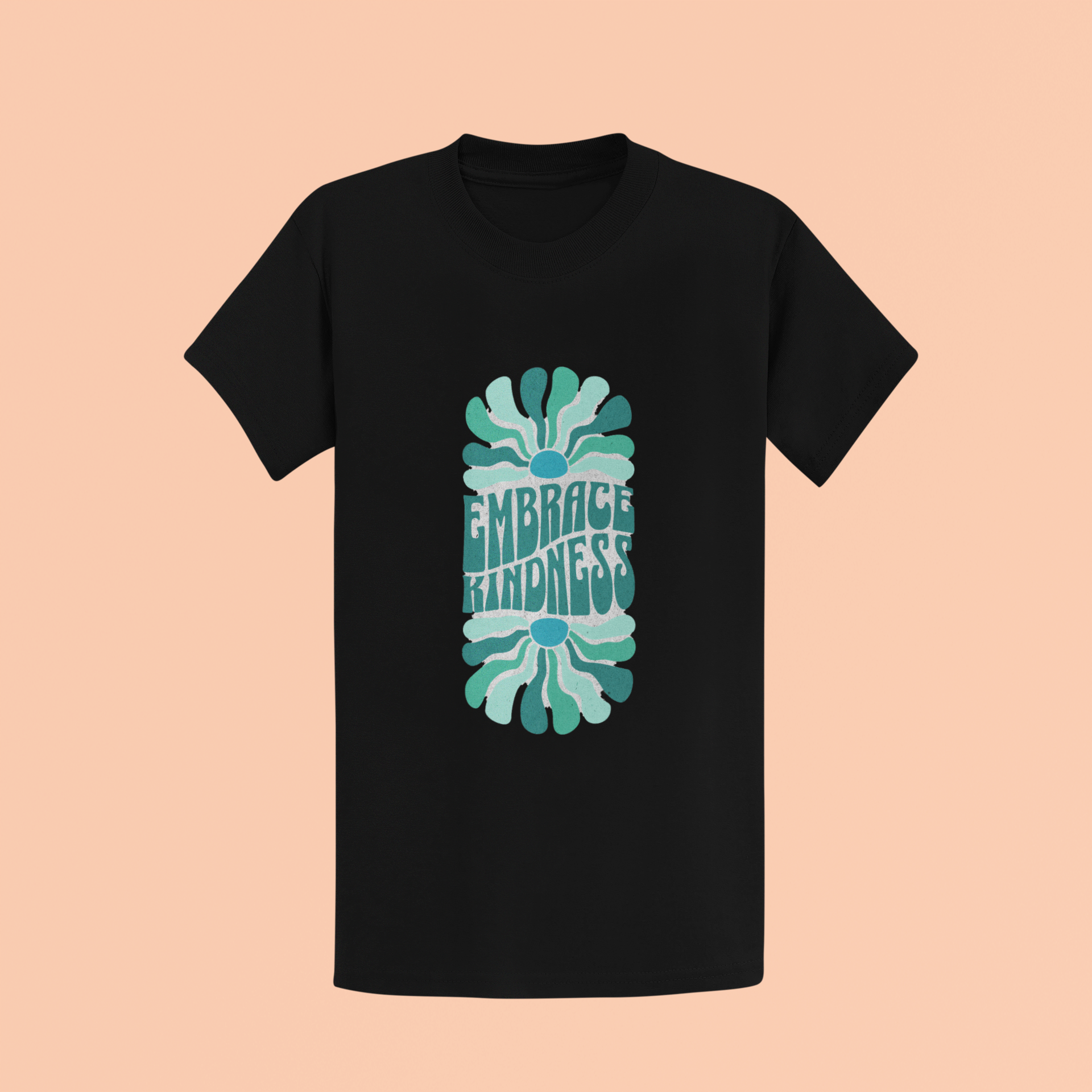 "Embrace Kindness" Floral Graphic Unisex T-Shirt