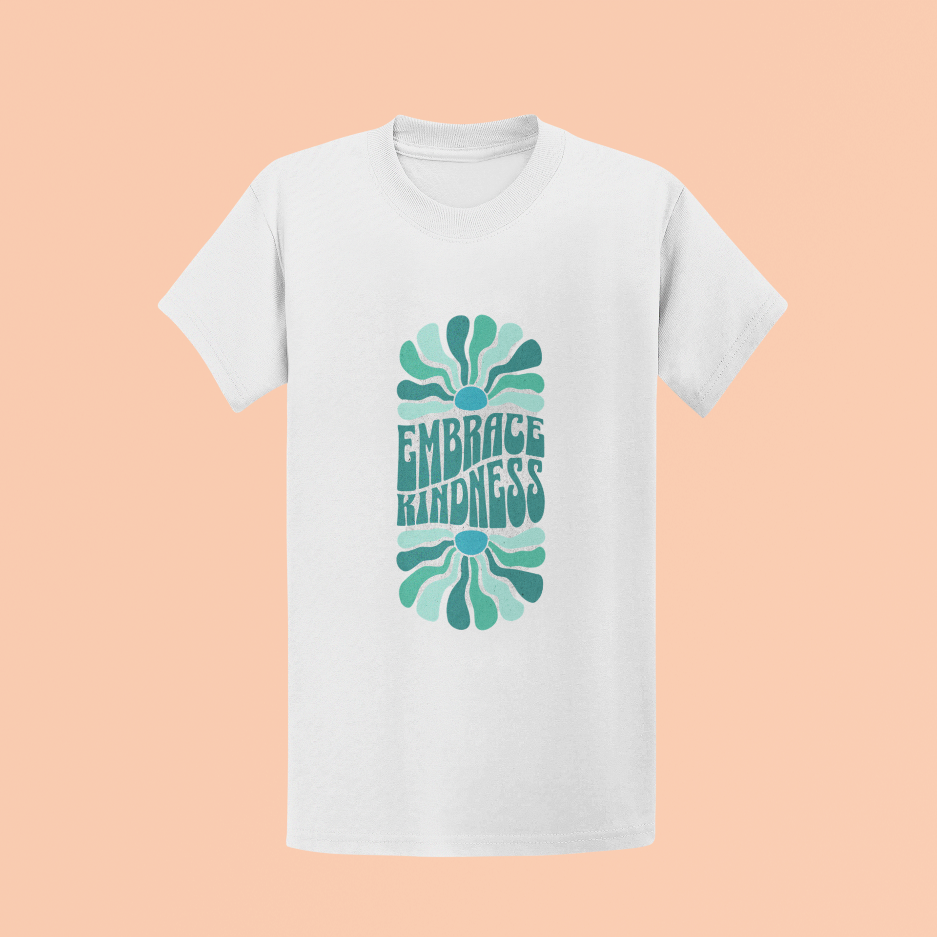 "Embrace Kindness" Floral Graphic Unisex T-Shirt