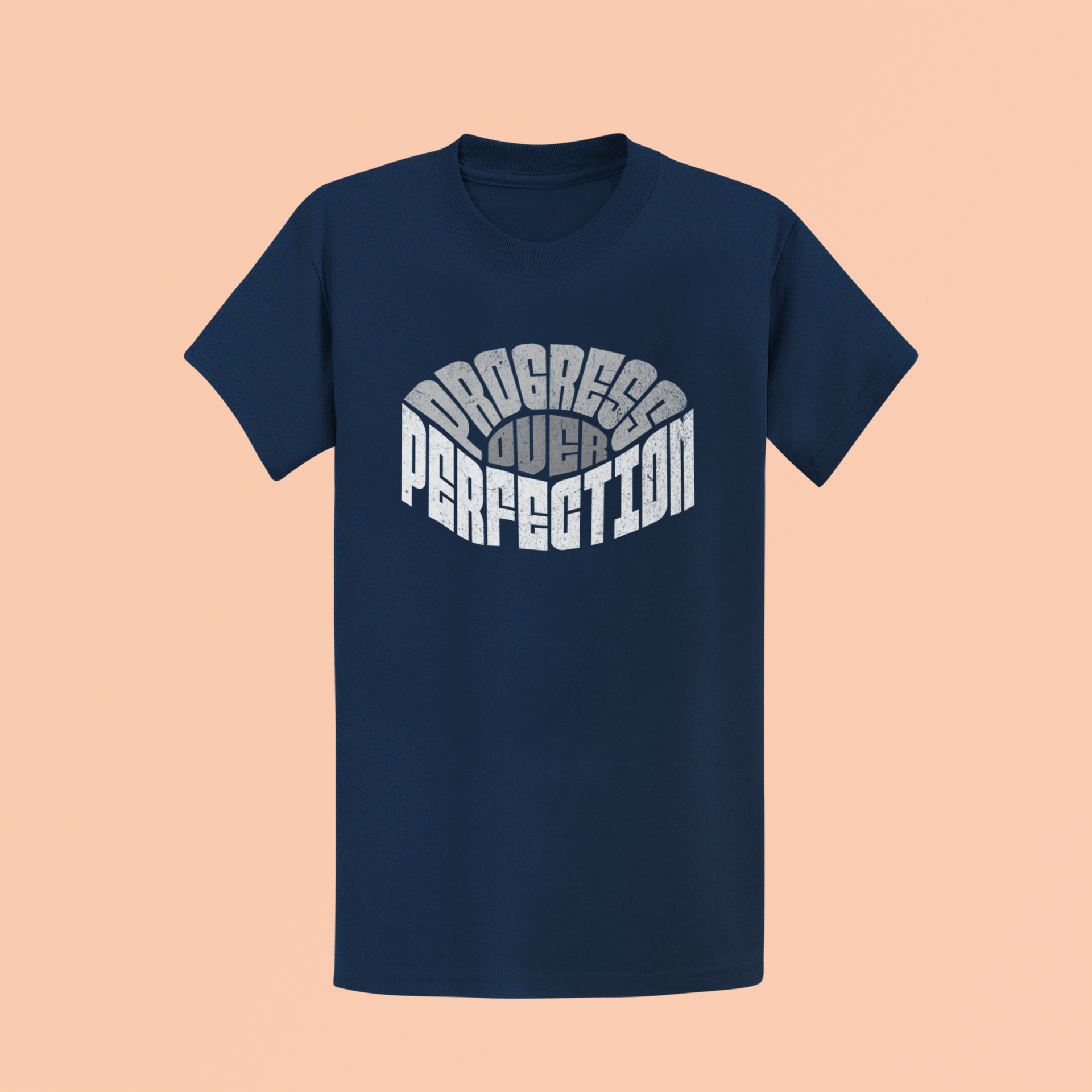 "Progress over Perfection" Inspirational Unisex T-Shirt