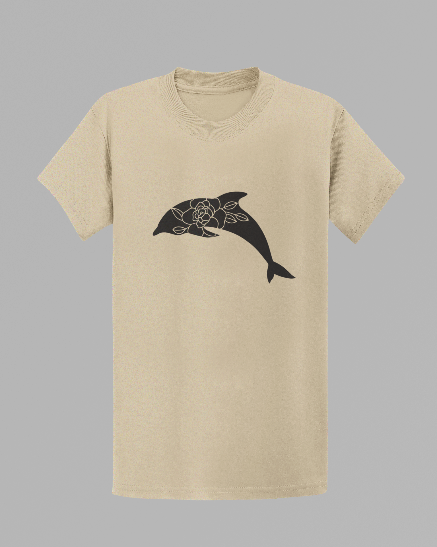 Flower Dolphin T-shirt