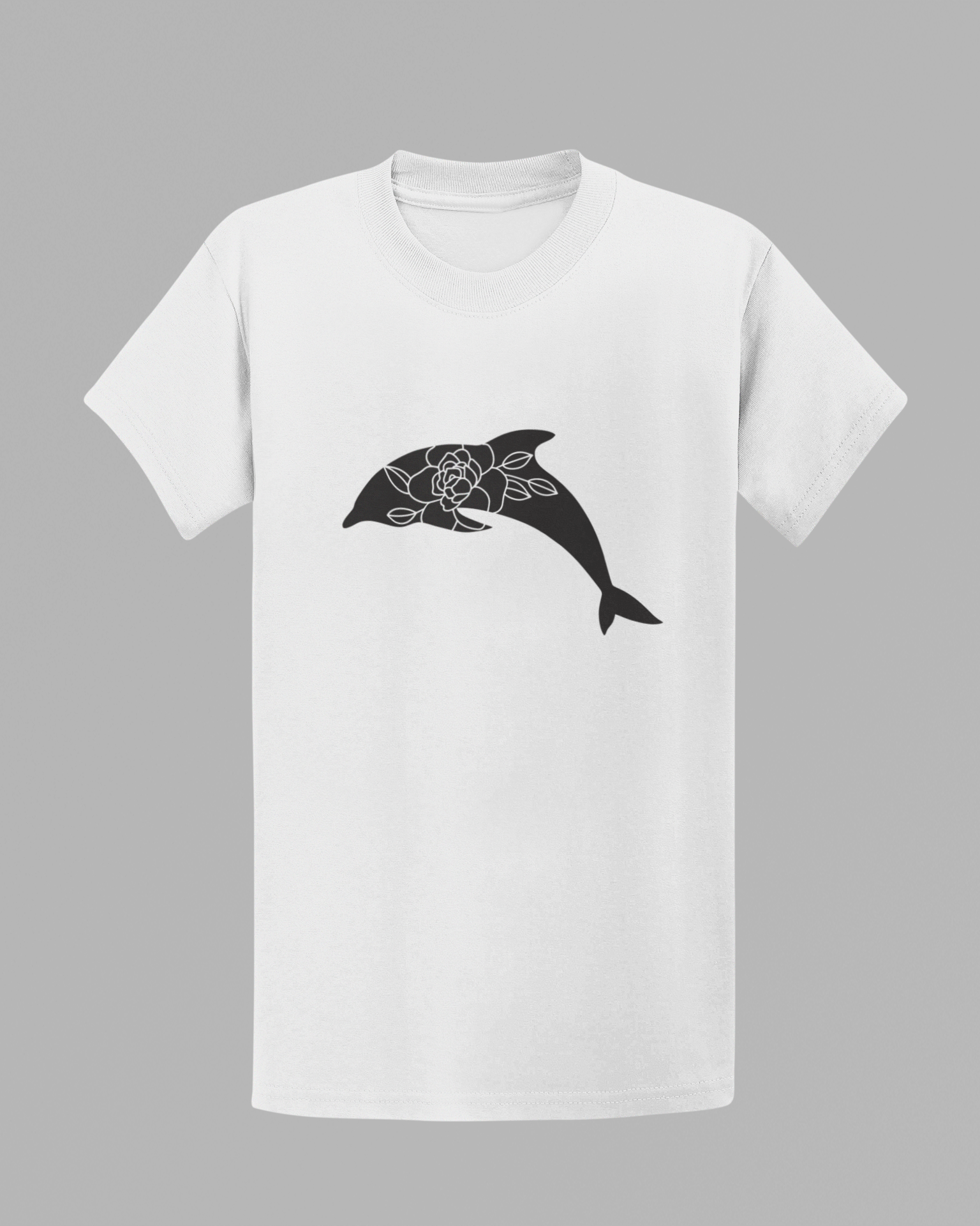 Flower Dolphin T-shirt