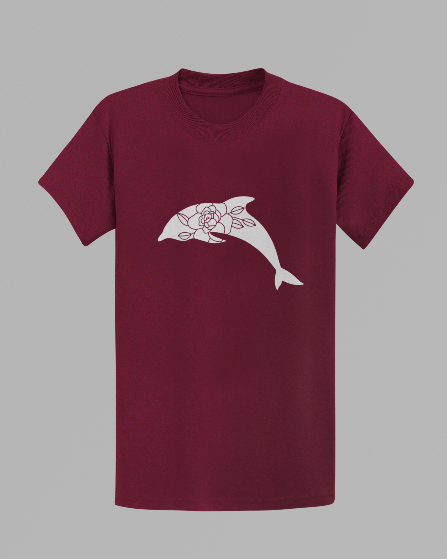 Flower Dolphin T-shirt