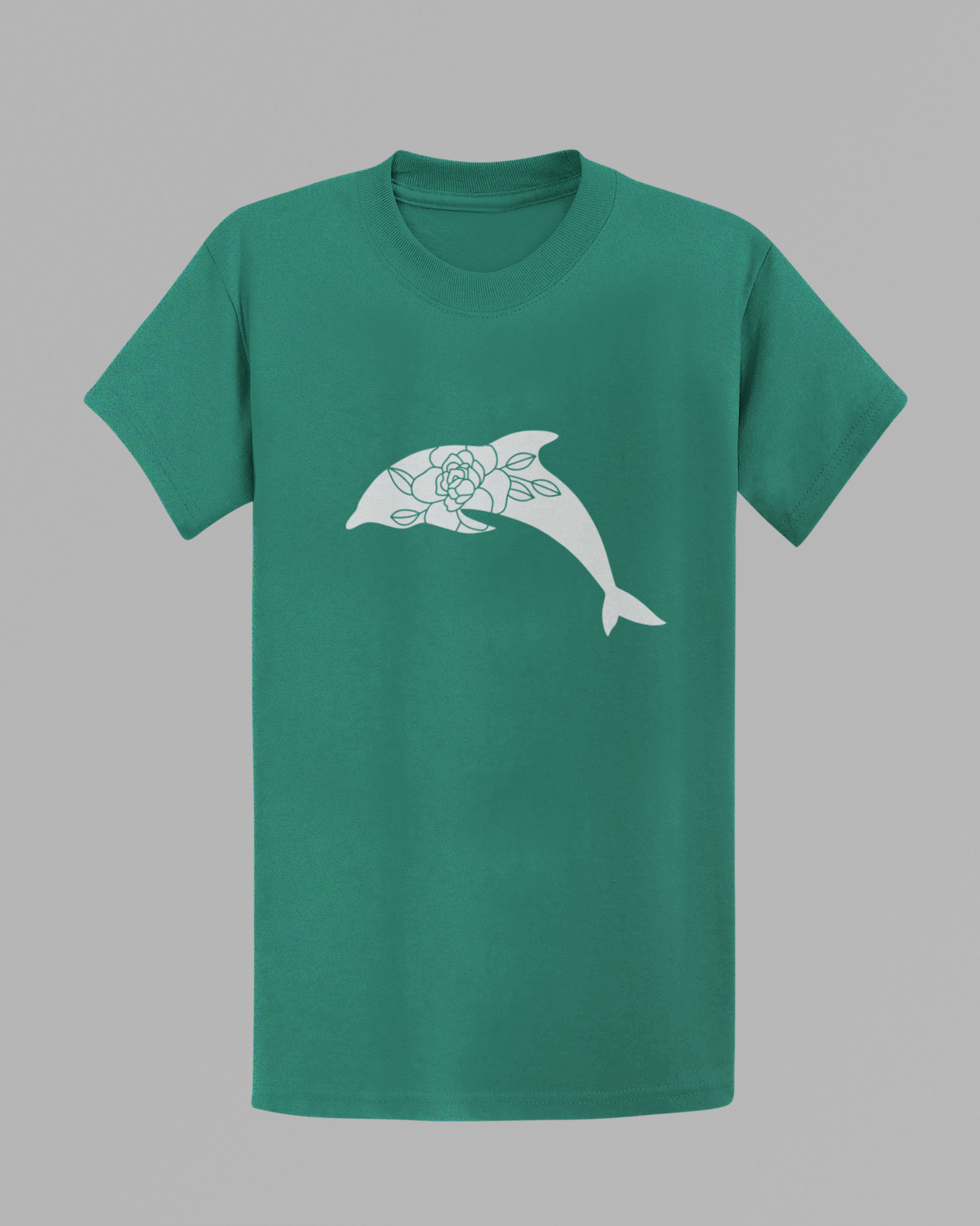 Flower Dolphin T-shirt