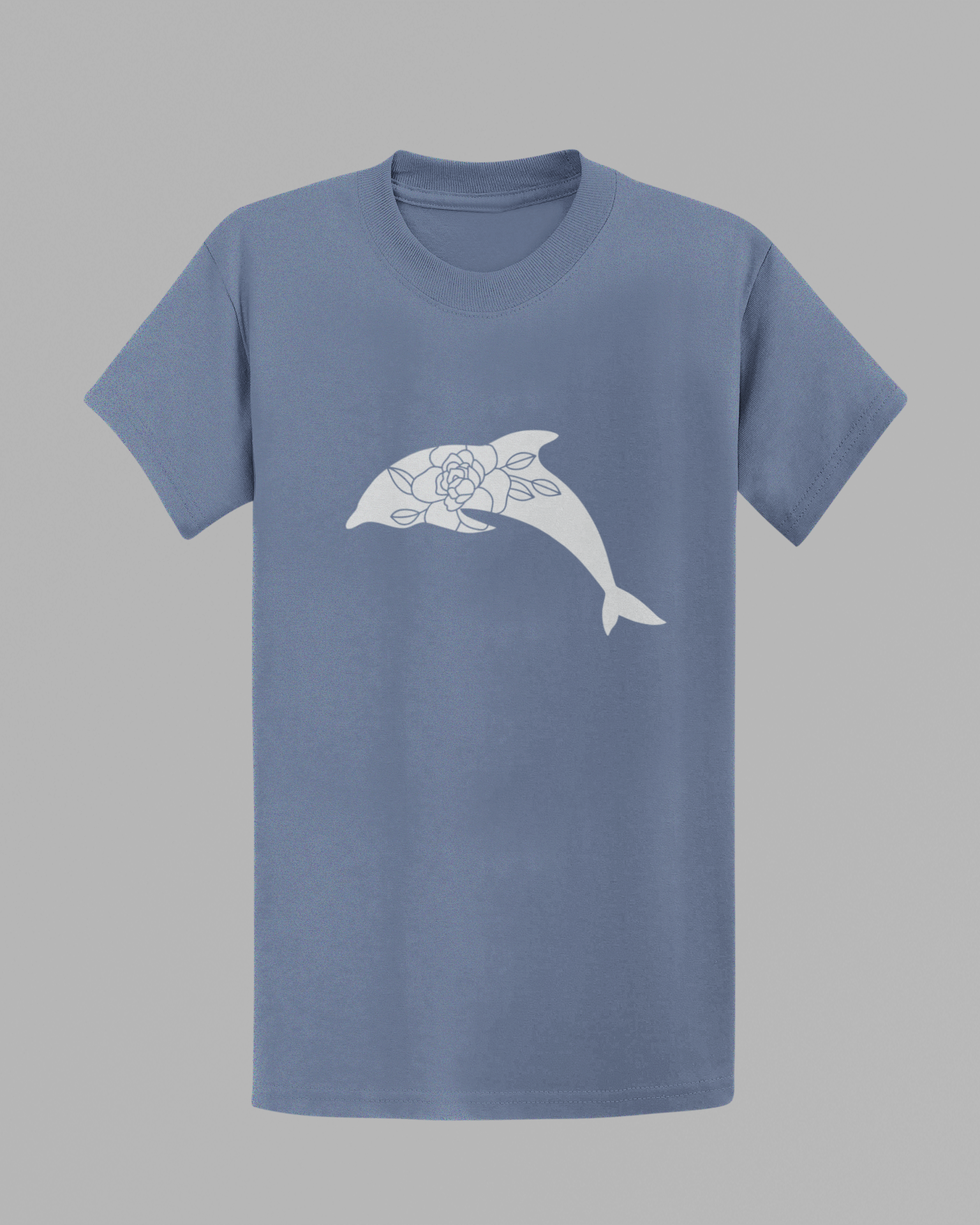Flower Dolphin T-shirt