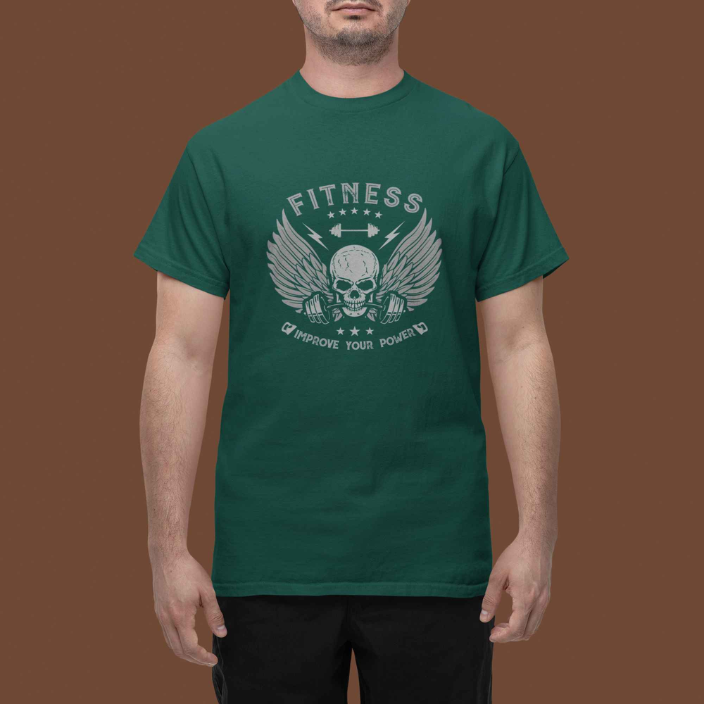 Fitness Skull Classic Fit T-shirt