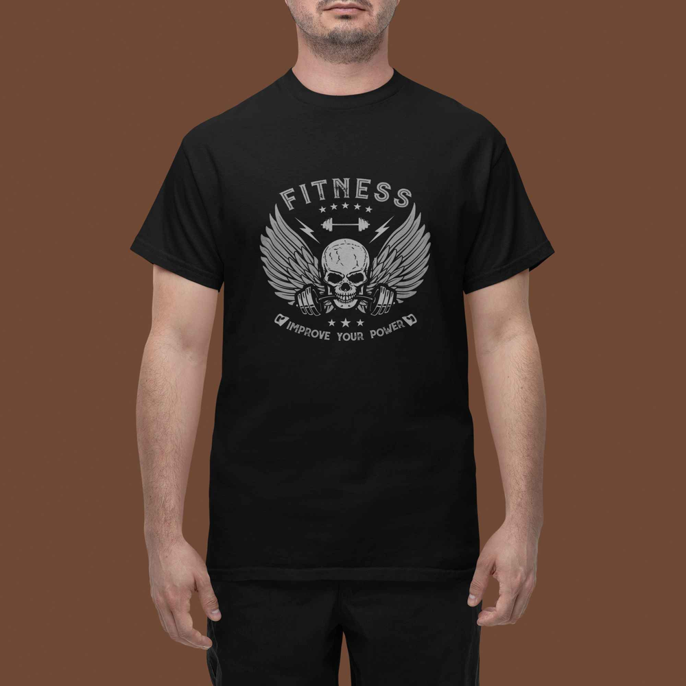 Fitness Skull Classic Fit T-shirt