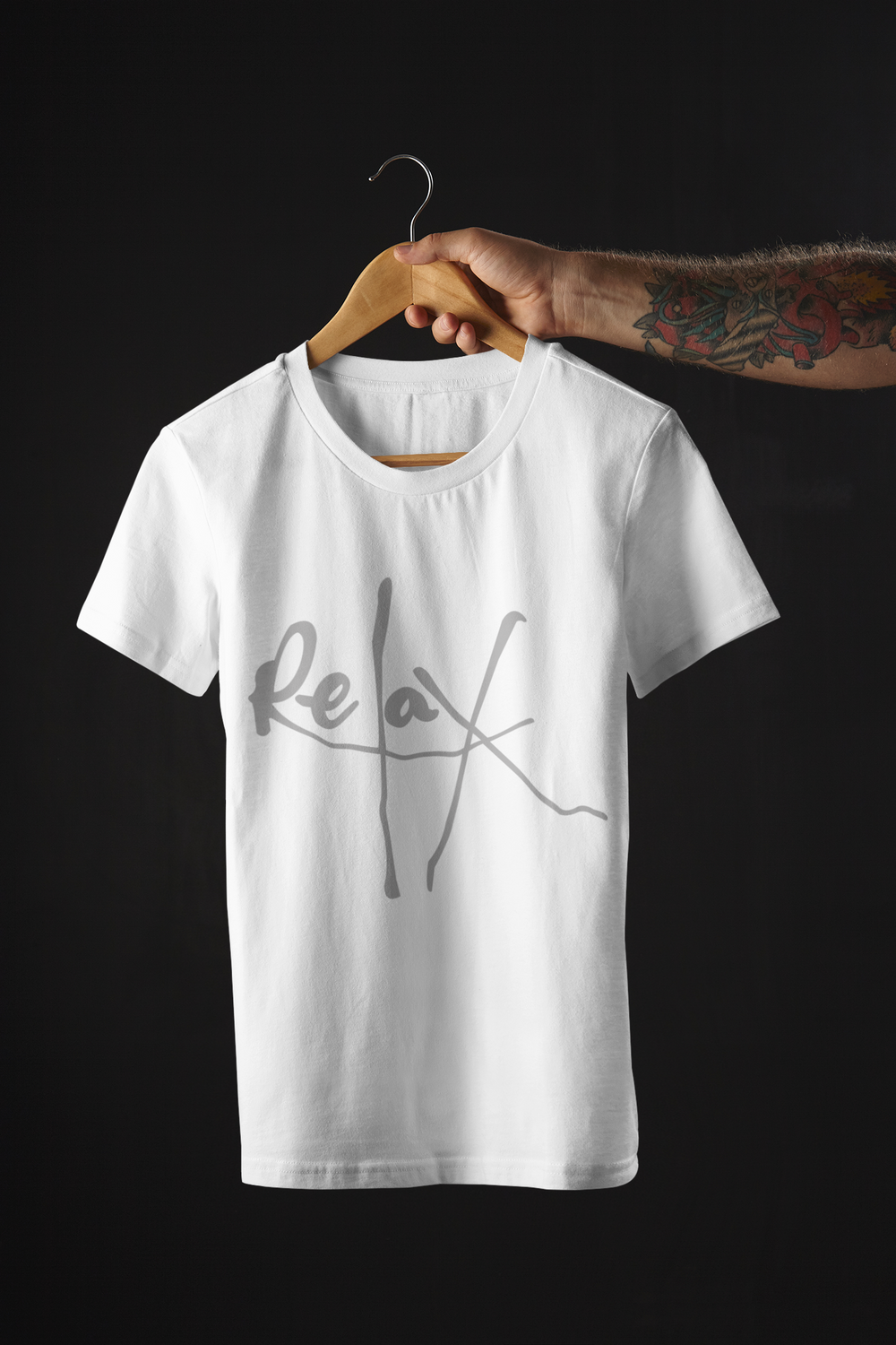 Relax Text Classic Fit T-shirt