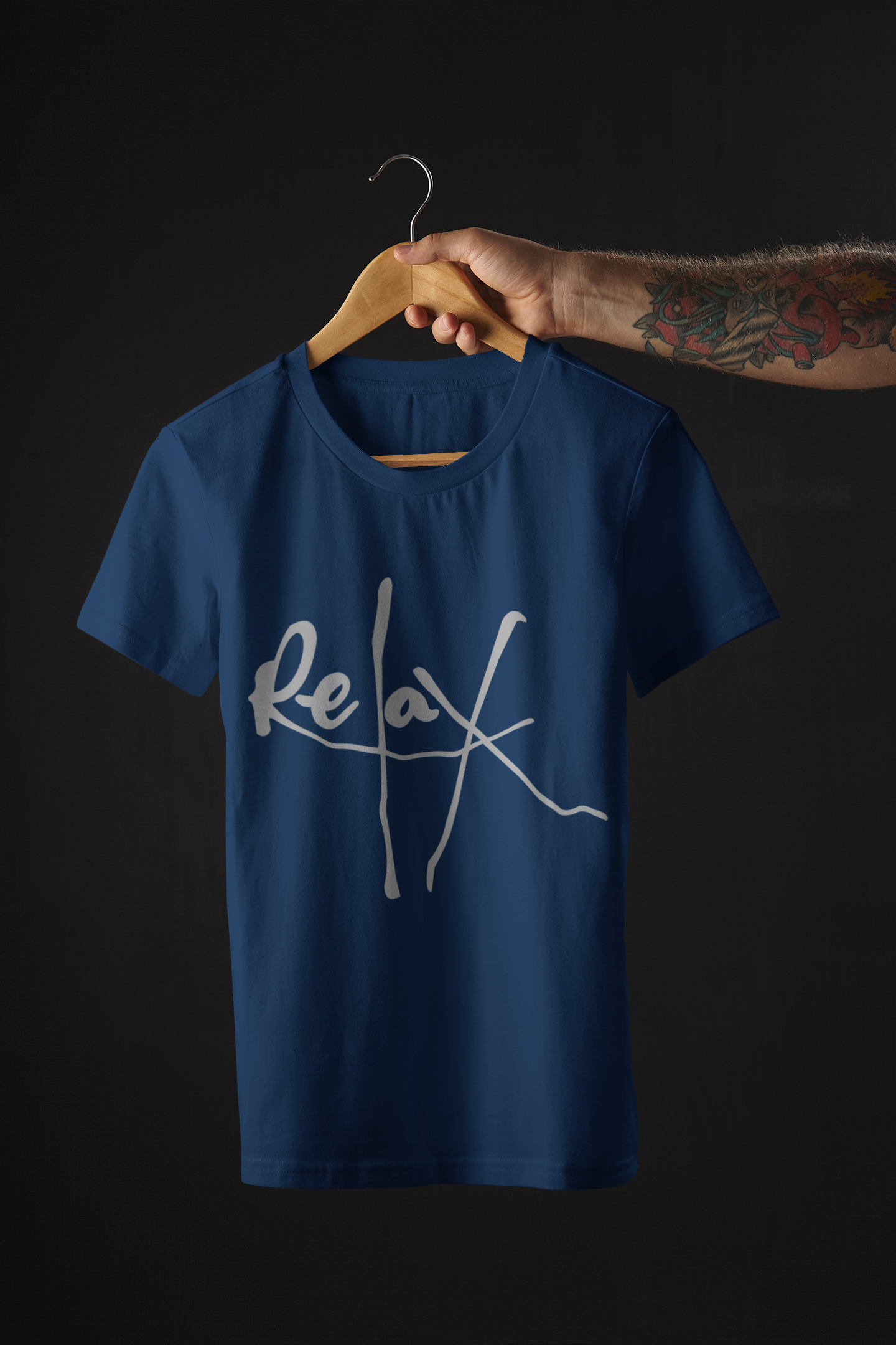 Relax Text Classic Fit T-shirt