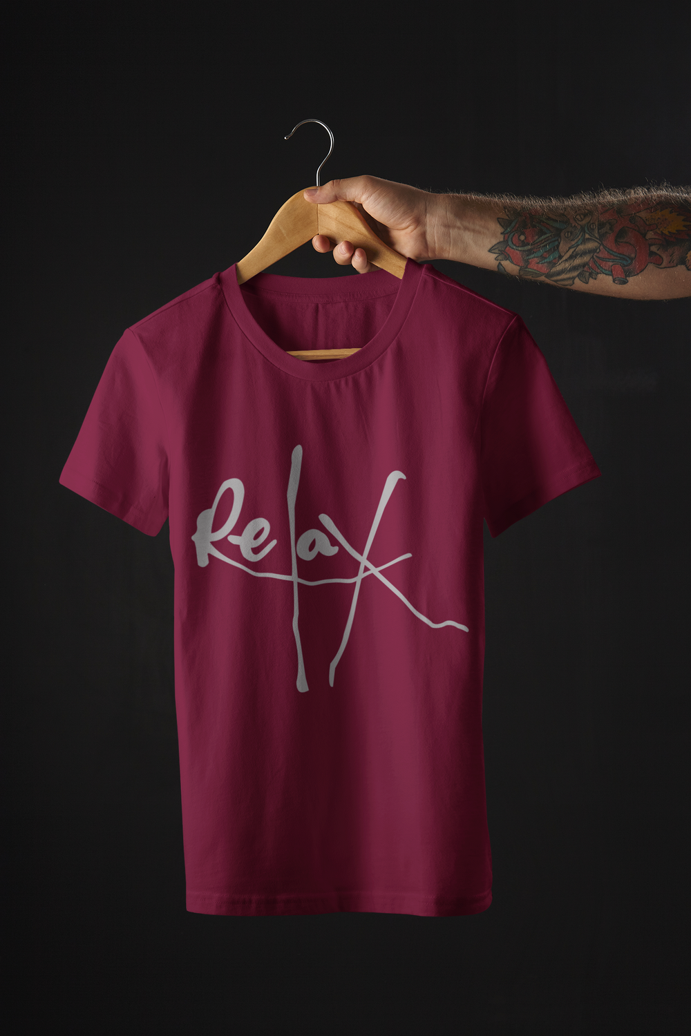 Relax Text Classic Fit T-shirt