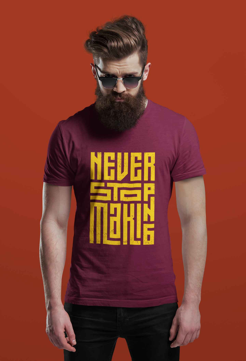 Never Stop Classic Fit T-shirt