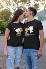 Perfect Pair Couple T-shirt in Black